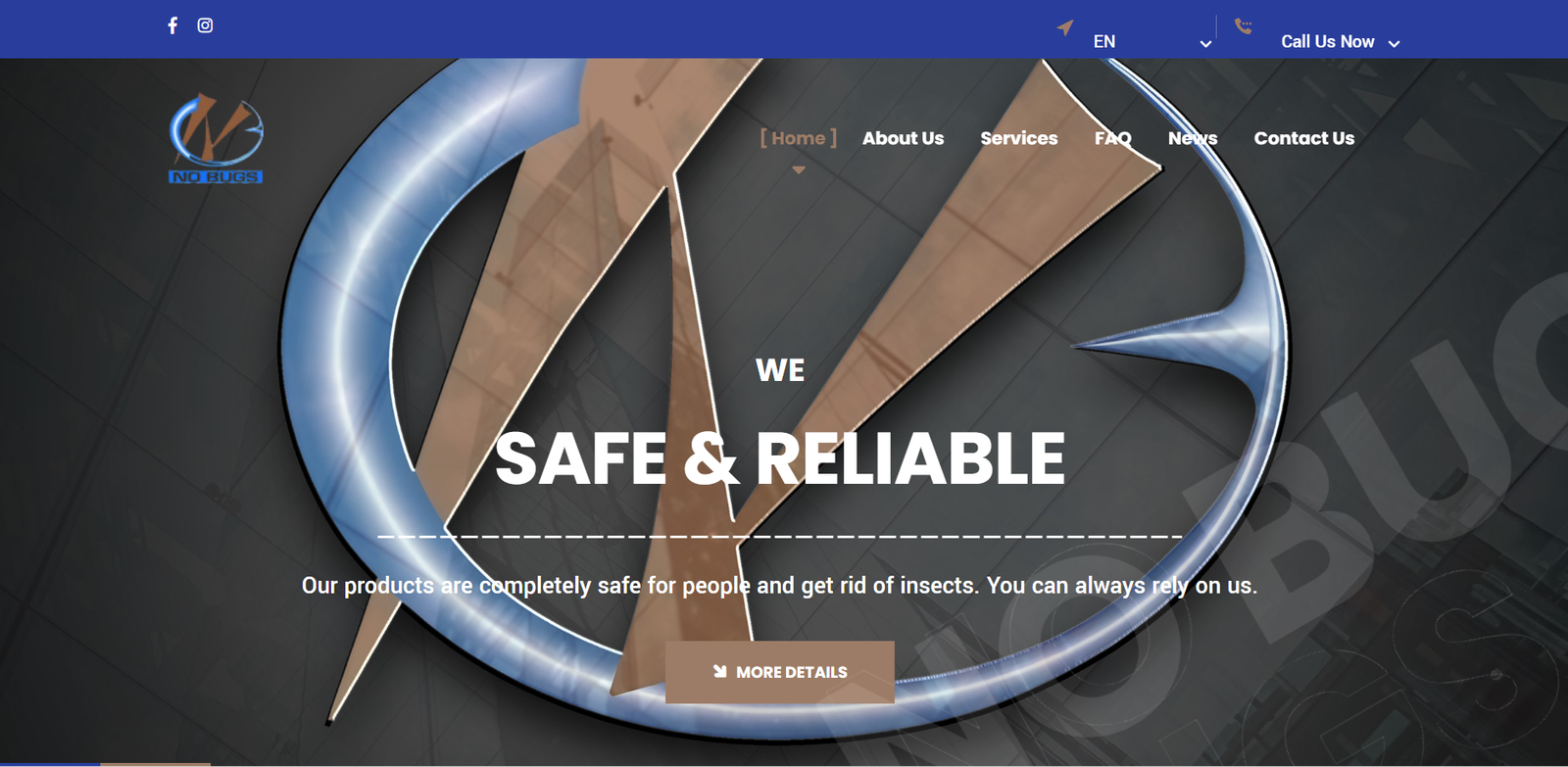 NoBugs Website